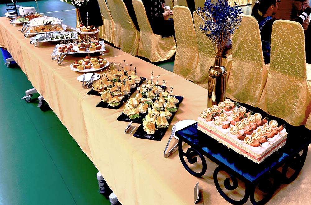 旭東網路扶輪社慶祝兩週年餐會點心