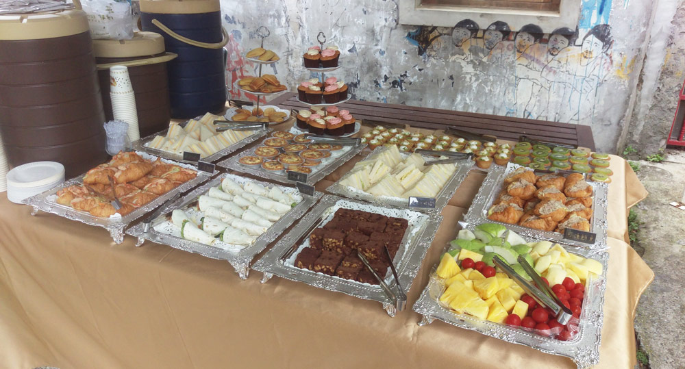 師大美術系國畫組-畢業展茶會點心