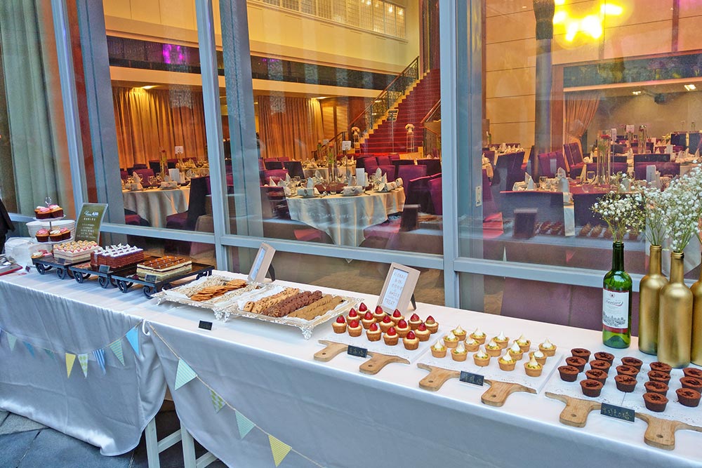 宴會點心準備於水源婚禮會場candybar上