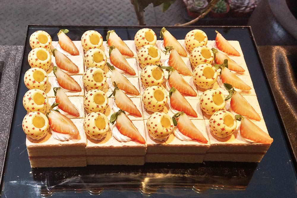 開幕點心給參與椅子咖啡開幕的來賓享用