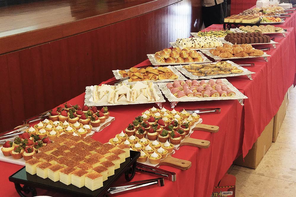 台北教育大學舉辦國中小行動學習推動輔導計畫啟動會議的開會點心