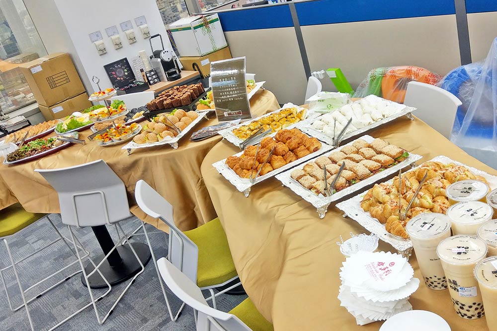 ebay春酒上的宴會點心