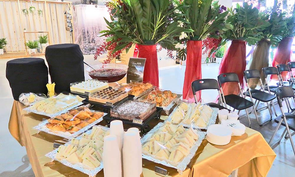 中華科技大學畢業展宴會點心