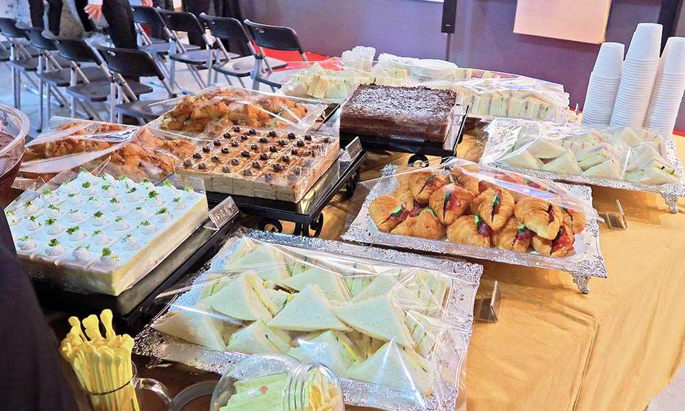 中華科技大學畢業展宴會點心