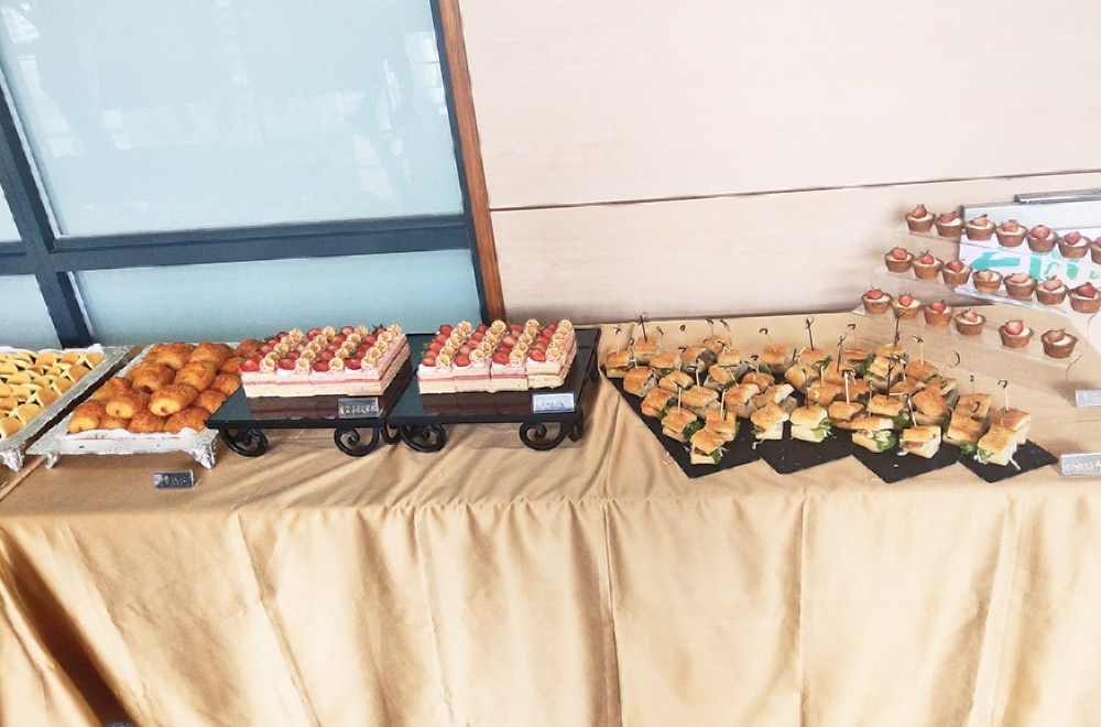 台藝大學術交流會茶會點心