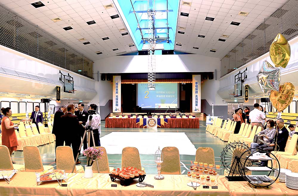 旭東網路扶輪社慶祝兩週年餐會點心