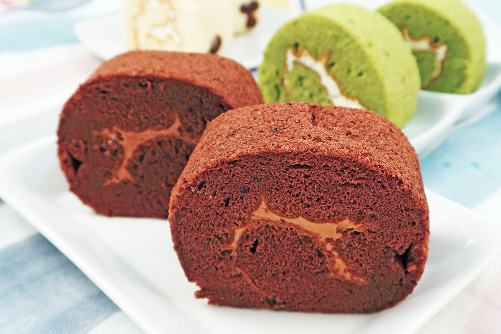 茶會點心-巧克力瑞士捲